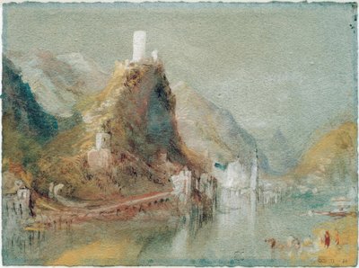 Cochem widziany od południa autorstwa Joseph Mallord William Turner