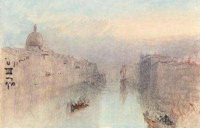 Canal Grande i San Simeone Piccolo autorstwa Joseph Mallord William Turner