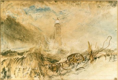 Latarnia morska Eddystone przy Plymouth autorstwa Joseph Mallord William Turner