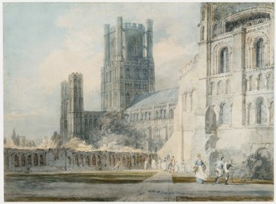 Katedra Ely od południowego wschodu autorstwa Joseph Mallord William Turner
