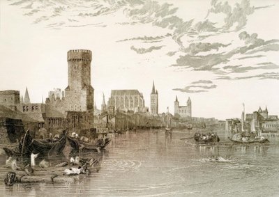 Kolonia widziana z rzeki autorstwa Joseph Mallord William Turner