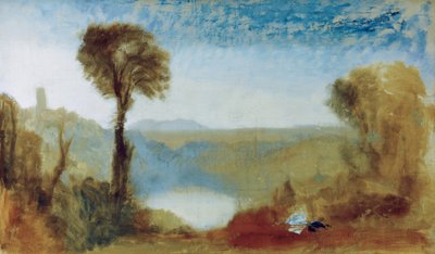 Jezioro Nemi autorstwa Joseph Mallord William Turner