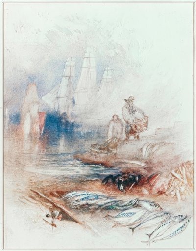 Makrela na plaży autorstwa Joseph Mallord William Turner