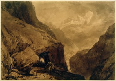 Góra Świętego Gotarda autorstwa Joseph Mallord William Turner