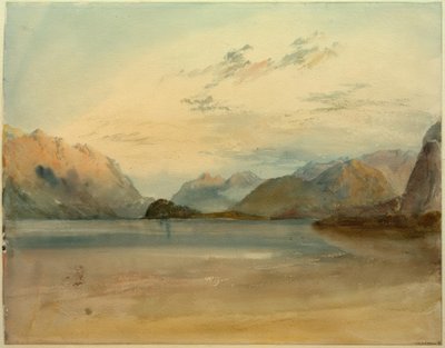 Nad jeziorem Como autorstwa Joseph Mallord William Turner