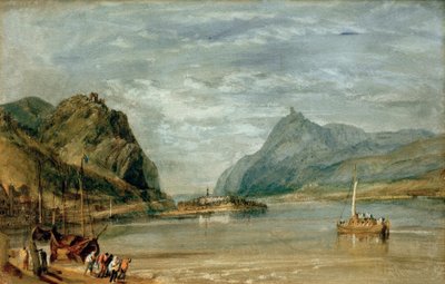 Rolandseck, Nonnenwerth i Drachenfels autorstwa Joseph Mallord William Turner
