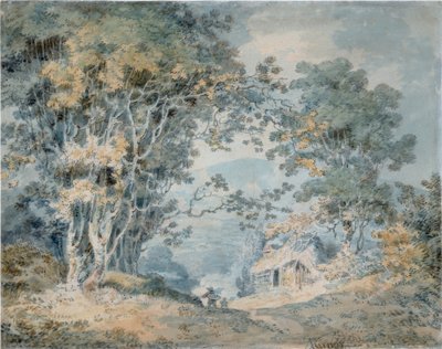 Rustyka na wiejskiej ścieżce w Hindhead, Surrey autorstwa Joseph Mallord William Turner