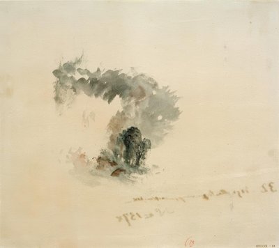 Morze, drzewa, postacie (?, za Dzieła poetyckie Campbella, 1837) autorstwa Joseph Mallord William Turner