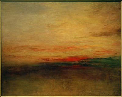 Zachód słońca(?) autorstwa Joseph Mallord William Turner
