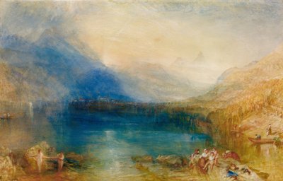 Jezioro Zug: wczesny poranek autorstwa Joseph Mallord William Turner