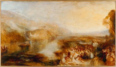Otwarcie Walhalla autorstwa Joseph Mallord William Turner