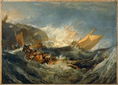 Wrak statku transportowego autorstwa Joseph Mallord William Turner