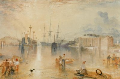 Zamek Upnor autorstwa Joseph Mallord William Turner