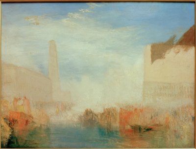 Wenecja: Piazetta z Ceremonią Ślubu Dożów autorstwa Joseph Mallord William Turner