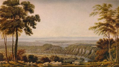 Widok z Klifu Wyndd, niedaleko Chepstow - Poranek, c1820, 1938 autorstwa Joseph Mallord William Turner