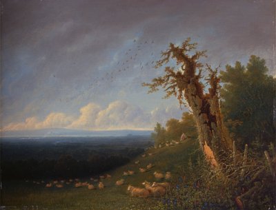 Pasterz na wzgórzu autorstwa William Turner of Oxford