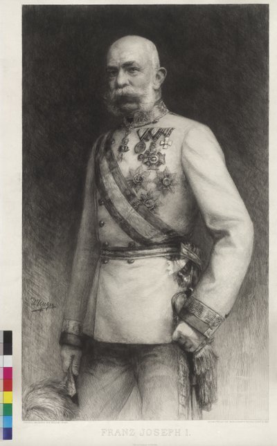 Franciszek Józef I w galowym mundurze marszałka polnego autorstwa William Unger