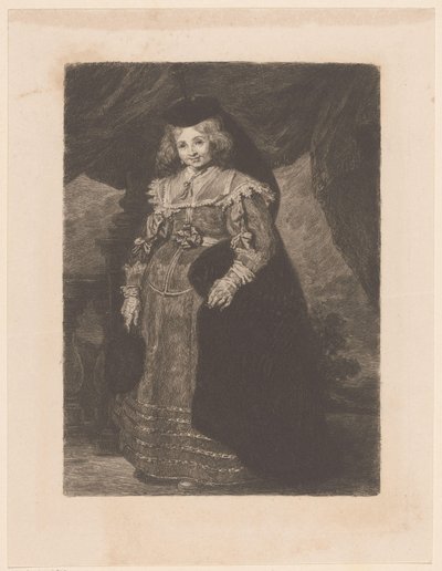 Portret van Emerentia van Beresteyn autorstwa William Unger