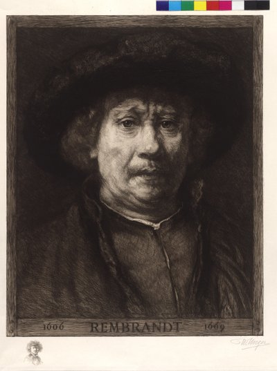 Autoportret Rembrandta autorstwa William Unger
