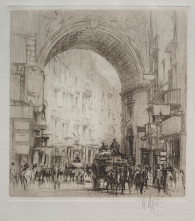 Łuk San Carlo, Neapol autorstwa William Walcot