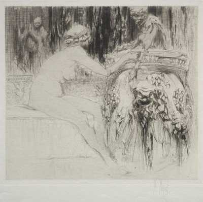 Bachantka i młody Faun autorstwa William Walcot
