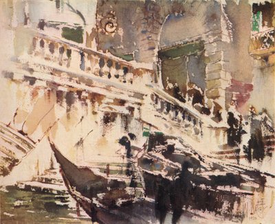Rialto, Wenecja, 1920, 1923 autorstwa William Walcot
