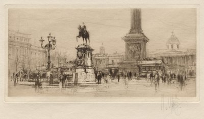 Plac Trafalgarski autorstwa William Walcot