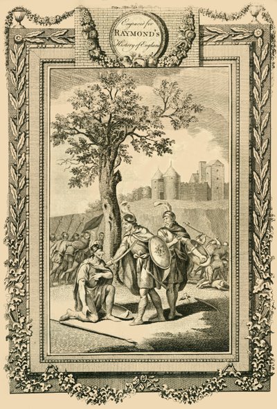 Król Athelstan ratujący życie swego Ojca Edwarda Starszego..., c1786. autorstwa William Walker