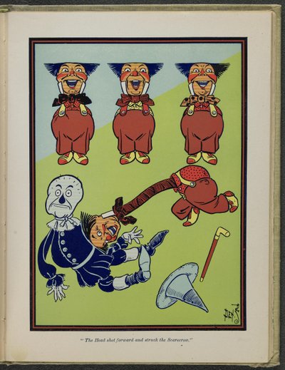 Ilustracja z książki "Cudowny Czarnoksiężnik z Krainy Oz" autorstwa Lymana Franka Bauma autorstwa William Wallace Denslow
