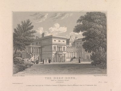 Deep-Dene. East lub Carriage Front, Surrey autorstwa William Wallis