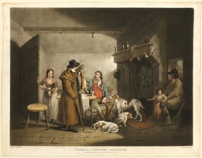 Wewnątrz wiejskiej alehouse autorstwa William Ward