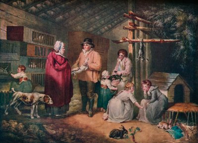 Sprzedawanie królików, 1796, 1919 autorstwa William Ward