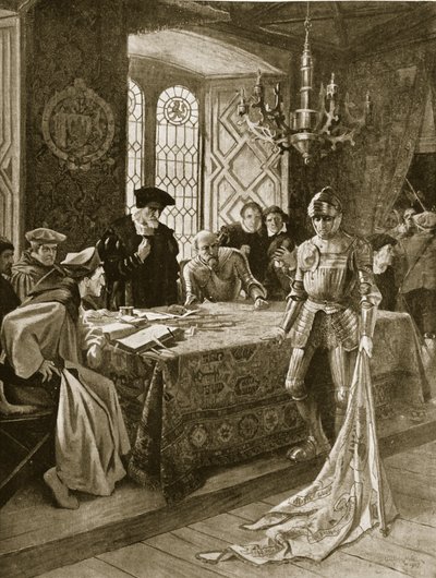 Powrót flagi rzemieślniczej do Edynburga po Flodden, ilustracja z "Hutchinson