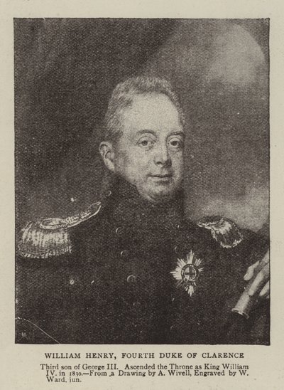 William Henry, czwarty książę Clarence autorstwa William Ward