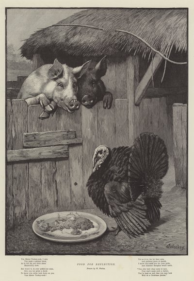 Pokarm do refleksji autorstwa William Weekes