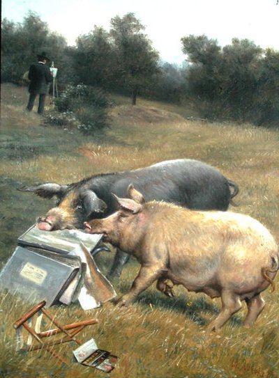 Dobry Smak (olej na pokładzie) autorstwa William Weekes