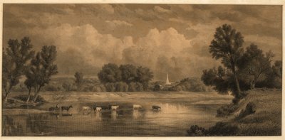 Przekraczanie strumienia autorstwa William Wellstood