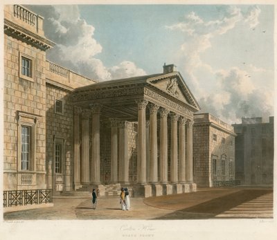 Carlton House, Londyn, front północny autorstwa William Westall