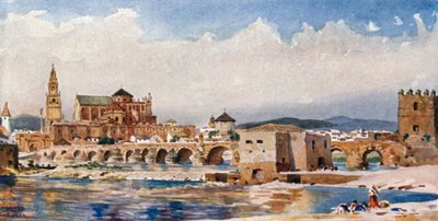 Cordoba, most (kolor lito) autorstwa William Wiehe Collins