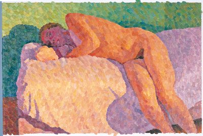 Akt z twarzą w cieniu, 2000 (olej na płótnie) autorstwa William Wilkins