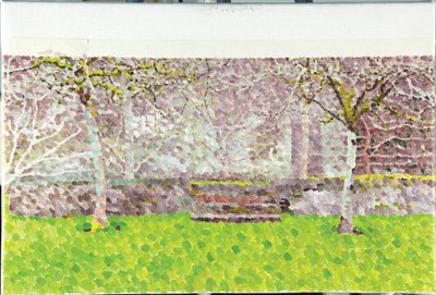 Sad zimą, 2014 (olej na płótnie) autorstwa William Wilkins