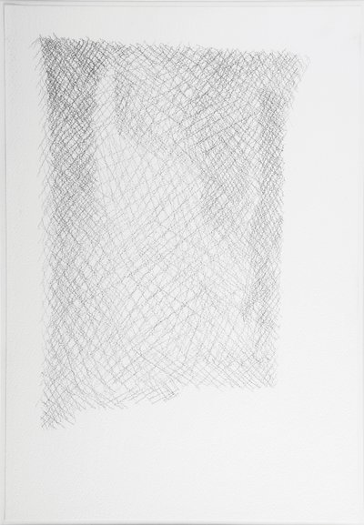 Sotoportego z figurą, Wenecja, 2008 (ołówek na papierze) autorstwa William Wilkins