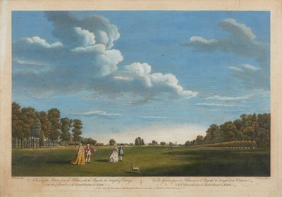Widok na Trawnik z Pałacu z Pagodą... autorstwa William Woollett