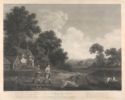 Strzelanie, tablica II autorstwa William Woollett