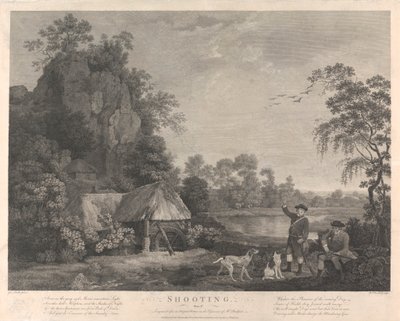 Strzelanie, tablica I autorstwa William Woollett