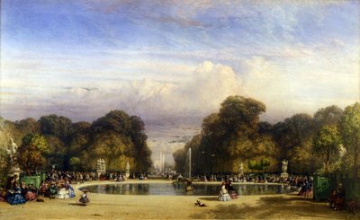 Ogrody Tuileries, Paryż autorstwa William Wyld