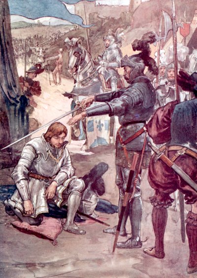 Król Franciszek I i Kawaler Bayard autorstwa William after Rainey