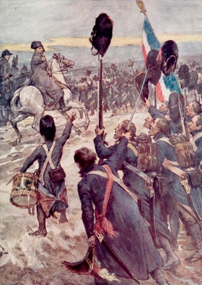 Napoleon pod Austerlitz autorstwa William after Rainey