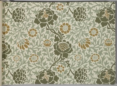 Wzornik tapet, przed 1917 (druk) autorstwa William and Company Morris