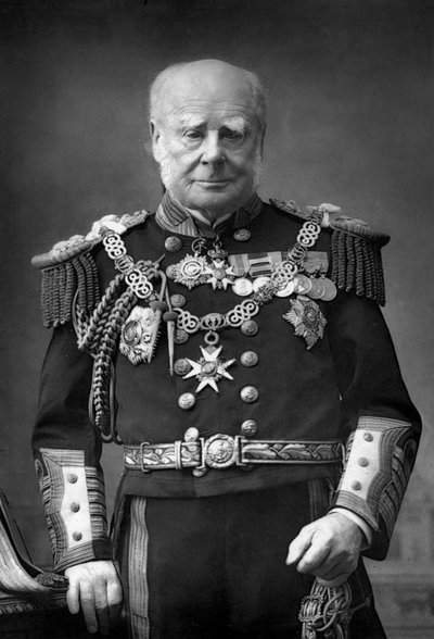Admirał floty Sir Henry Keppel 1809-1904, 1893. autorstwa William and Daniel Downey